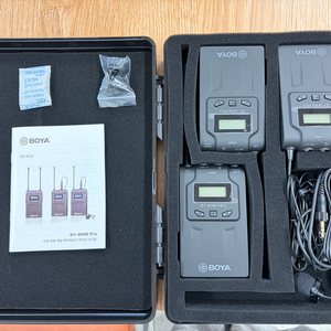 보야 BY-WM8 Pro k2 무선 마이크 풀세트