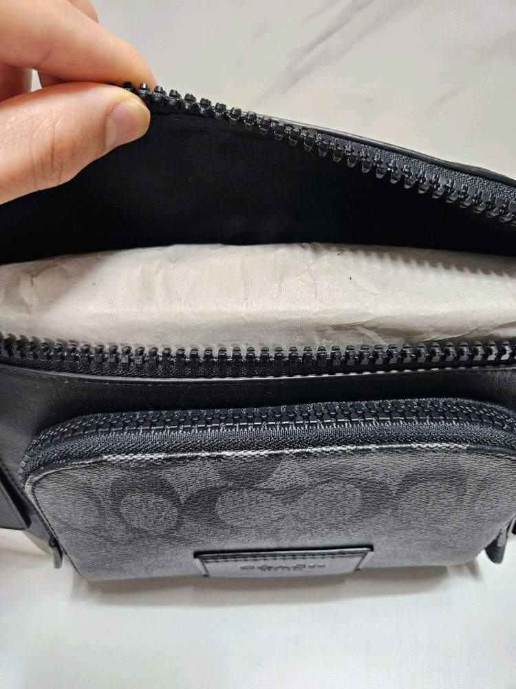 코치 크로스백,벨트백[Coach Track Belt Bag In Signature Canvas] 이미지