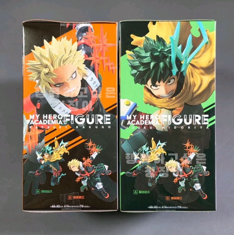 <세트> 나히아 피규어 GIGO 바쿠고 & 미도리야 히로아카 이미지