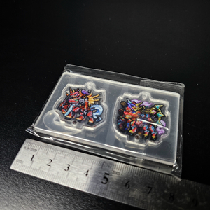 [ 디지몬] 아크릴 픽셀 미니 피규어 (발판포함)