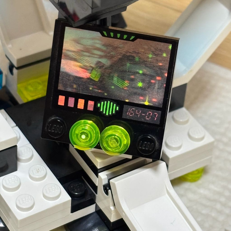 올드 레고 6899 스페이스 은하 탐사선--3