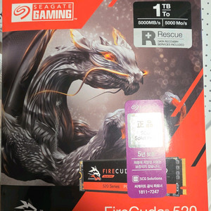 씨게이트 파이어쿠다 520 SSD 1TB