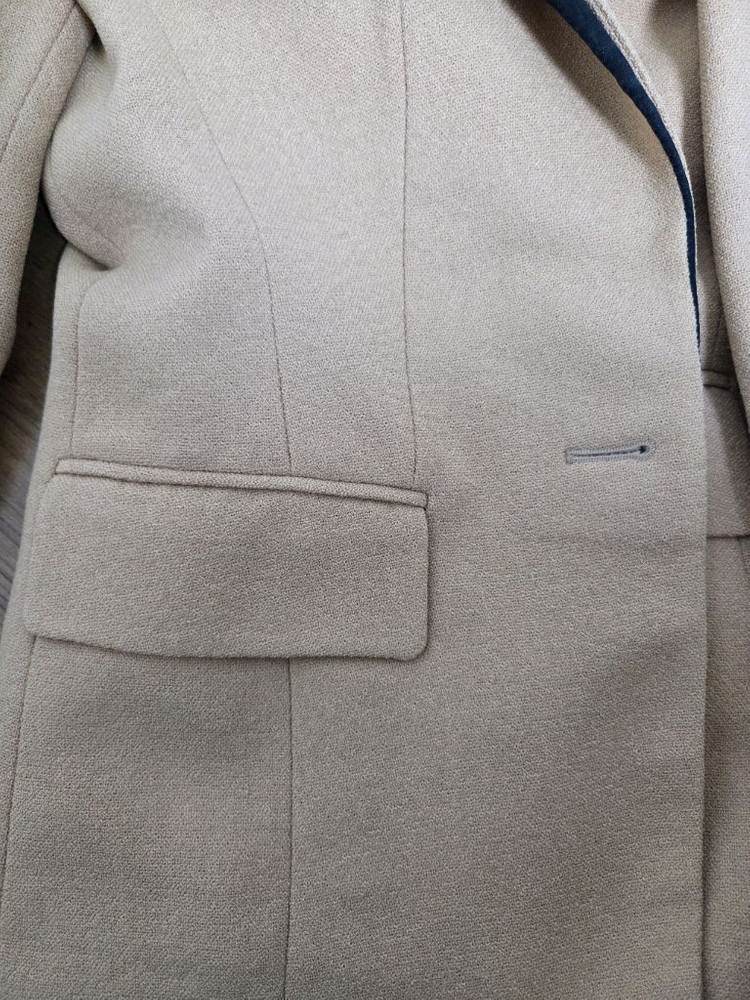 미니멈 크림 여성 자켓--4