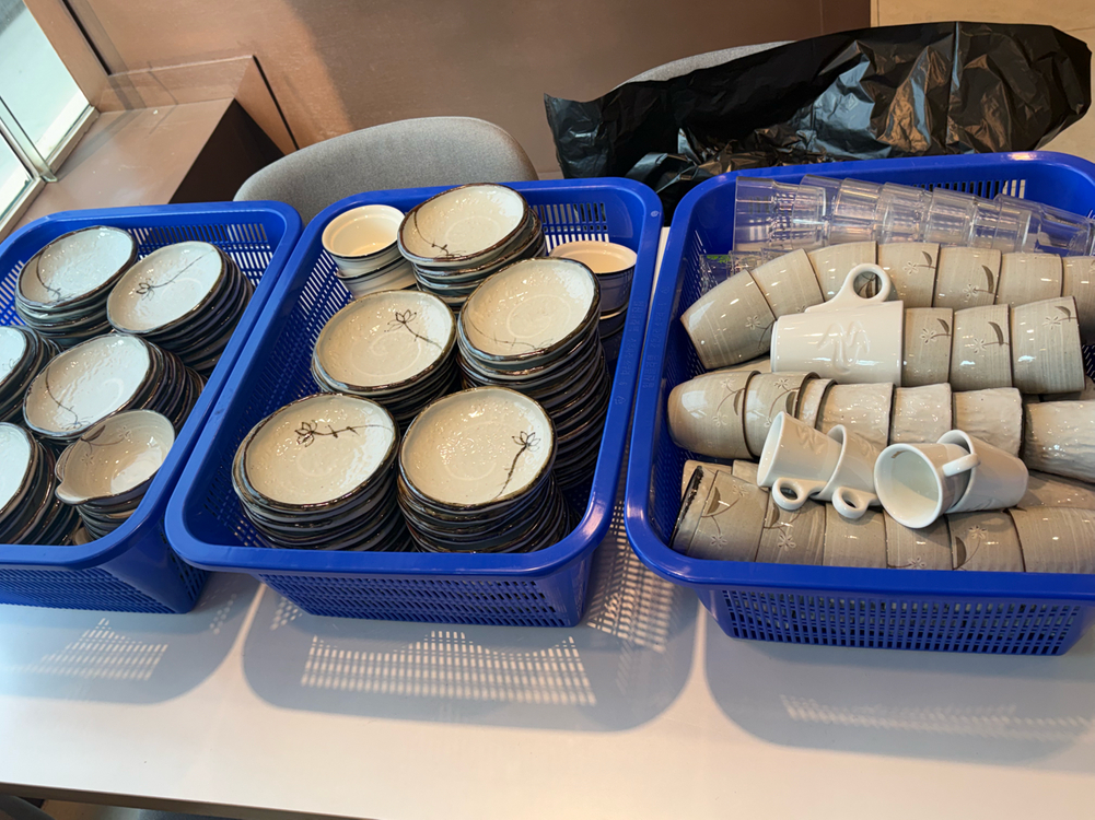 도자기 식기세트 일괄--2