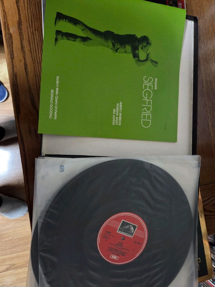 바그너 니벨룽의 반지 3곡 LP--4