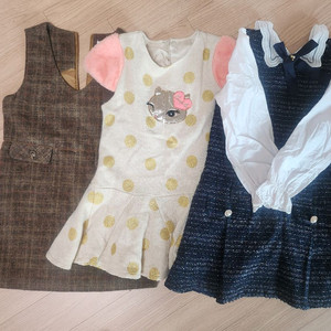 여아 원피스 3벌 세트