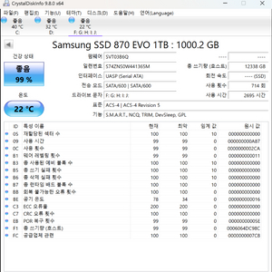 삼성 870evo 1테라 1tb