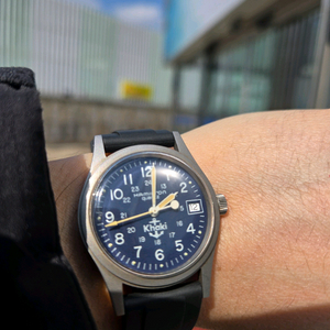 해밀턴 카키 필드 쿼츠 빈티지 9365a 청판 시계