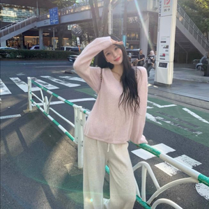 레예 reyeh 모헤어 니트 핑크 새상품