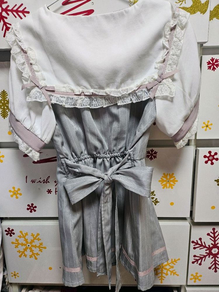 리즈리사 세일러셋업 그레이--2