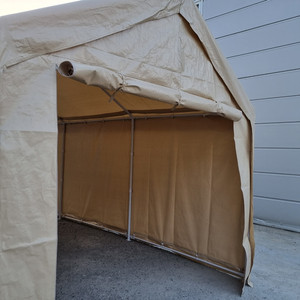 겨울 바람막이 천막 대형 실외 동계 캐노피 방수 간이창고 천막창고