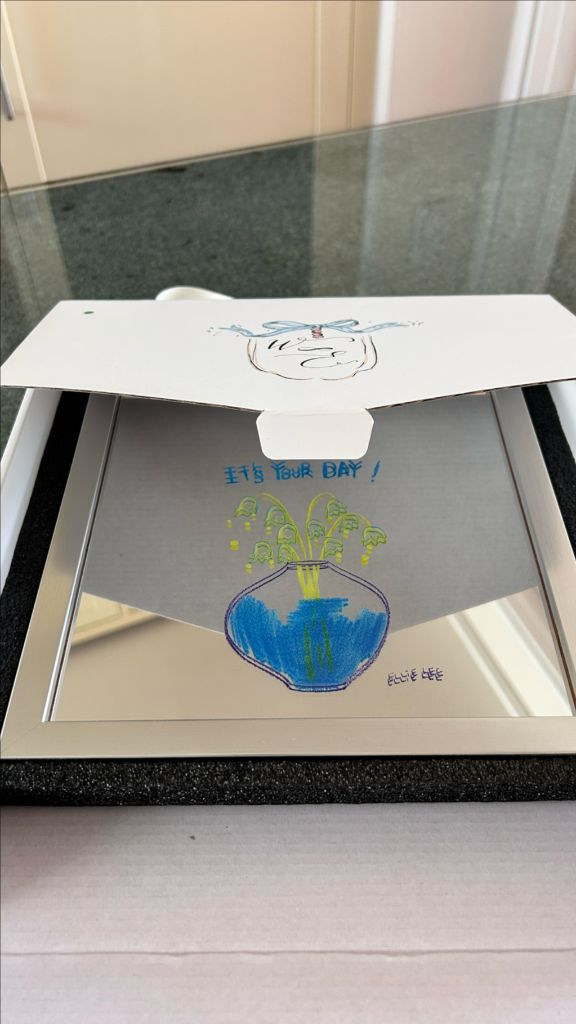 이엘리 작가의 액자 거울(20cm*20cm)--1