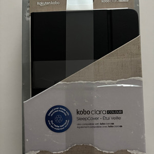 Kobo Clara BW (라쿠텐 코보 정품 블랙 슬립커버 세트) 미개봉(택포)