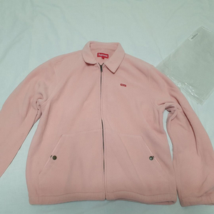 L 슈프림 폴라텍 해링턴 자켓 스몰박스 핑크 Supreme 이미지