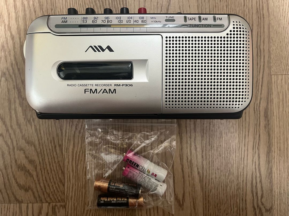 AIWA RM-P306 카세트 녹음기 라디오 아이와 rmp306 이미지