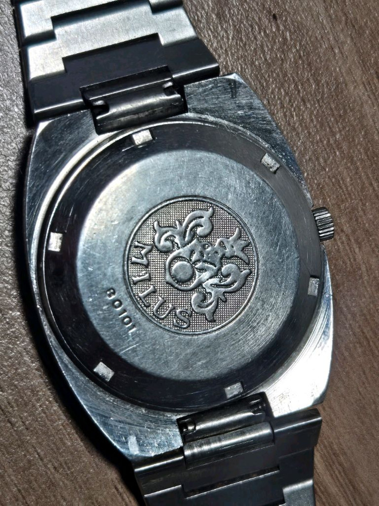 빈티지 밀루스 MILUS 스위스 오토매틱 테레비형 시계--6