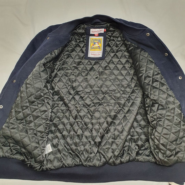 L 미첼앤네스 뉴욕 양키스 울 인더 스탠즈 바시티 자켓 바시티 Mitchell & Ness MLB 엠엘비 이미지