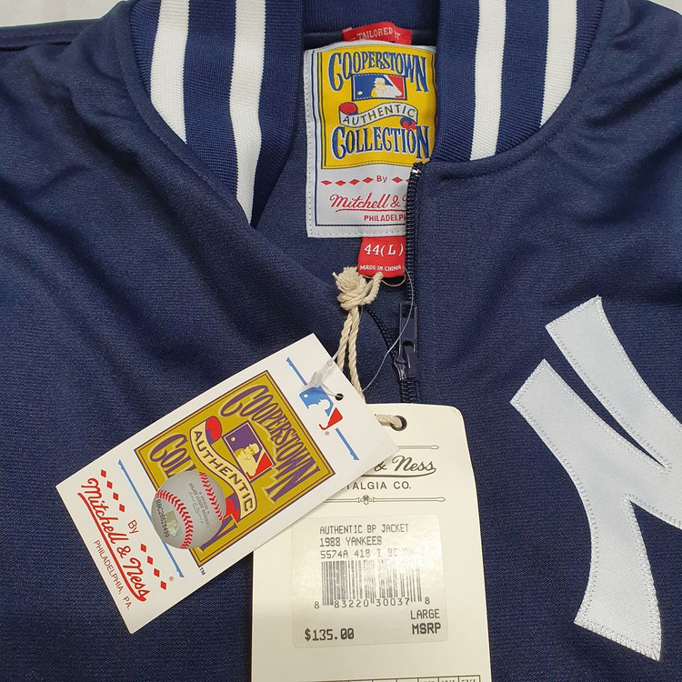 L 미첼 앤 네스 뉴욕 양키스 BP 자켓 쿠퍼스타운 MLB 엠엘비 Mitchell & Ness 이미지