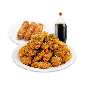 60계치킨 크랑이치킨 포테이토치즈스틱+콜라 1.25