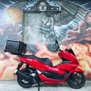 PCX125CC/21년식/67310KM/롱스크린/탑박스/중고오토바이/ 이미지