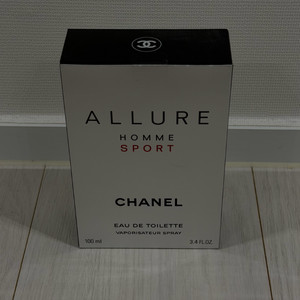 샤넬 알뤼르 옴므 스포츠 오 드 뚜왈렛 100ml 새 제품