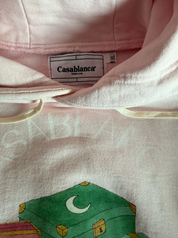 카사블랑카 핑크 후드티 XL 이미지