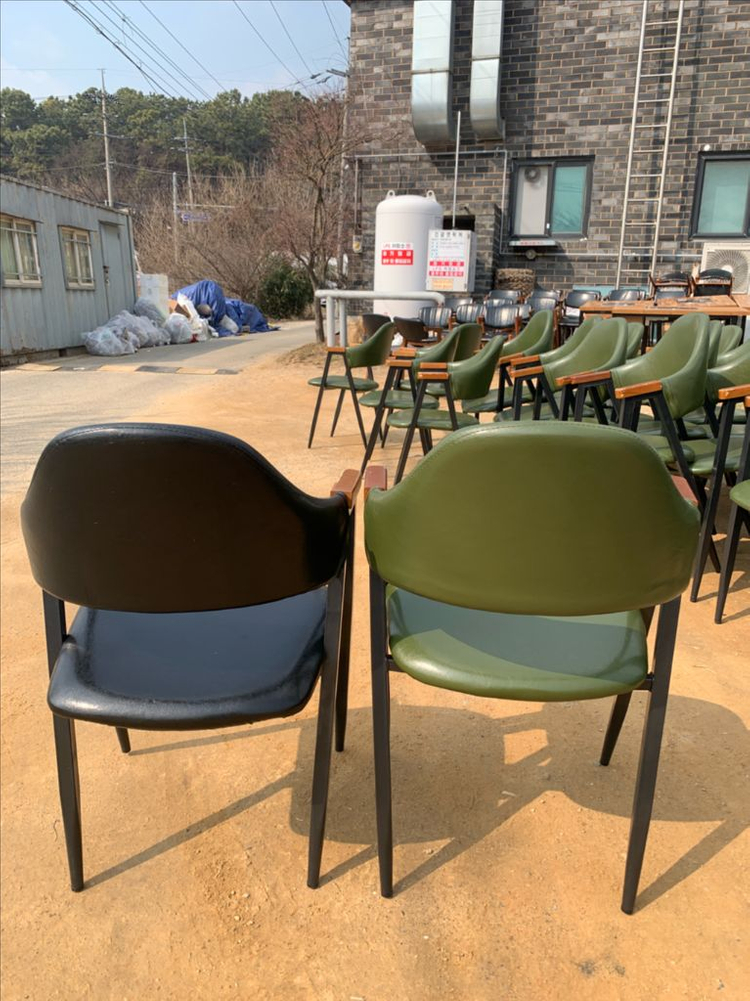 독서실 카페 식당의자 66개--2