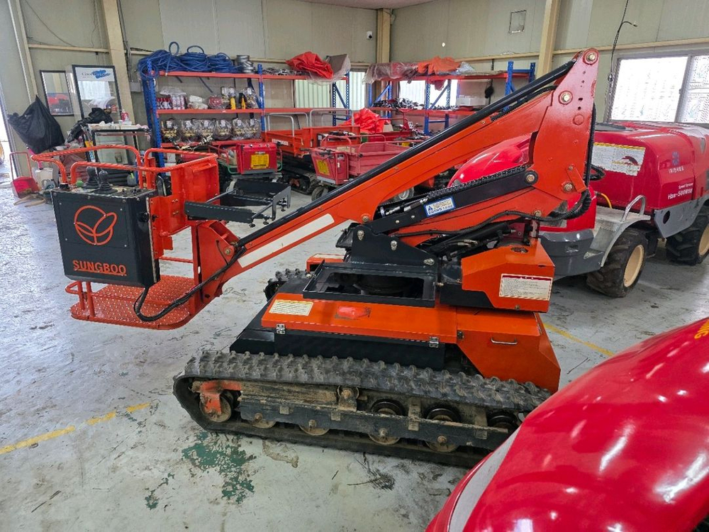 성부산업 SB-8000N 고소작업차 소개합니다8000N 전동고소차2단붐, 이미지