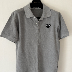 꼼데가르송 PLAY 폴로티 회색 L