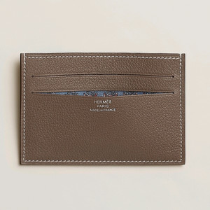 에르메스 시티즌 트윌 카드홀더 카드지갑 에토프/ 블루 드 프랑스/ 블루 사피흐