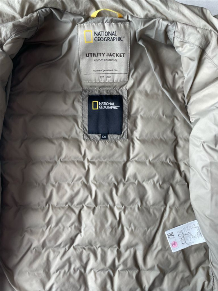 내셔널지오그래픽 키즈 경량패딩 점퍼 120 이미지