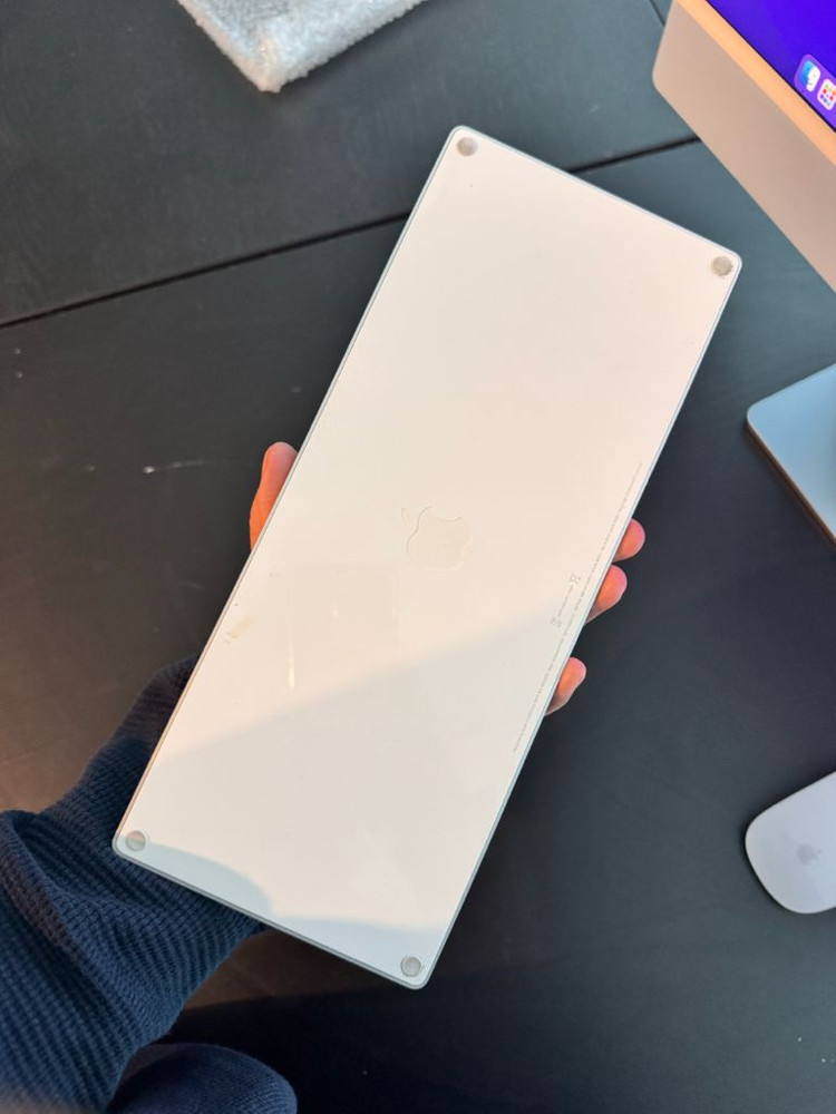 애플 아이맥 m1 24인치 2021 블루 이미지