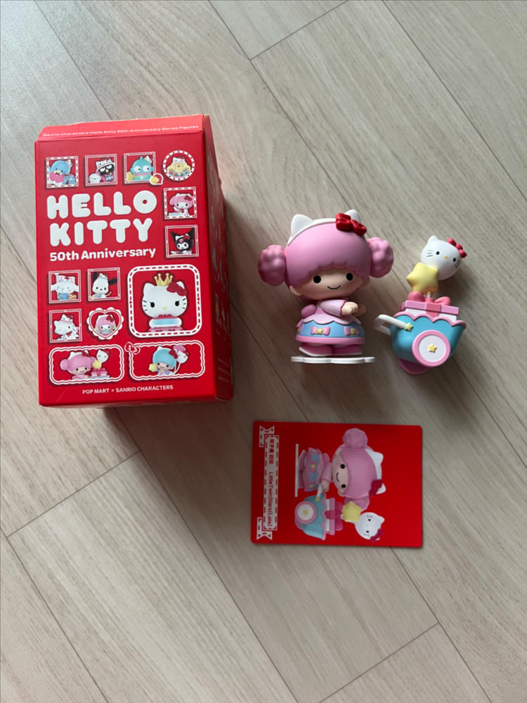 팝마트 산리오 헬로키티 50주년 피규어 챠미키티 쿠로미 마이멜로디 폼폼푸린 리틀트윈스타 키키 라라--6
