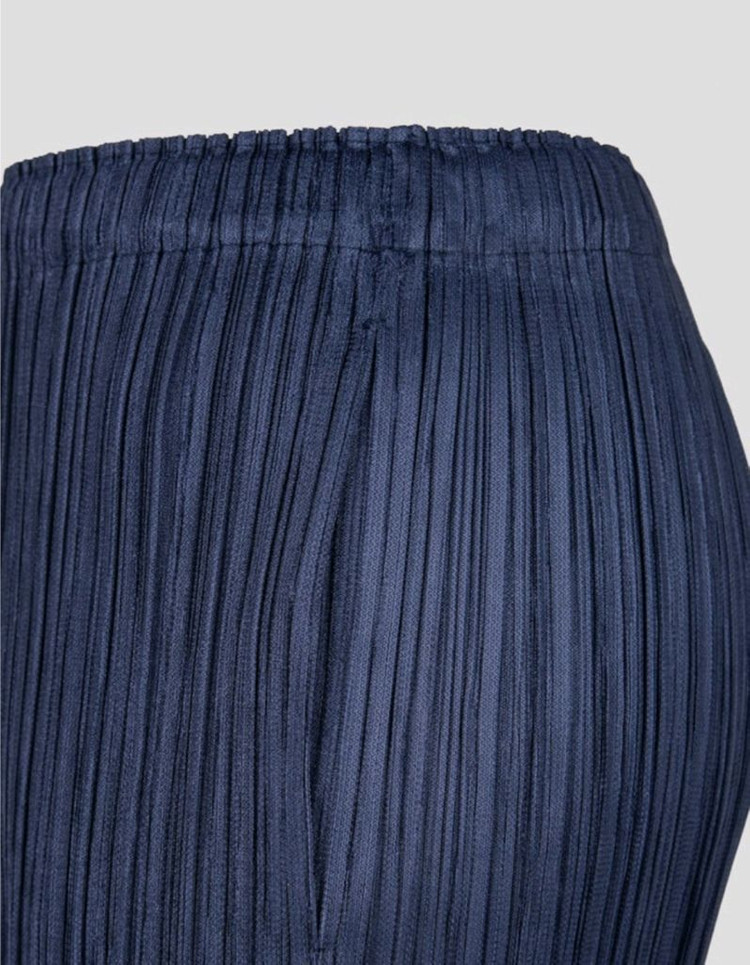 이세이미야케 플리츠플리즈 스커트 시커 바텀1 스커트 네이비 5사이즈--2