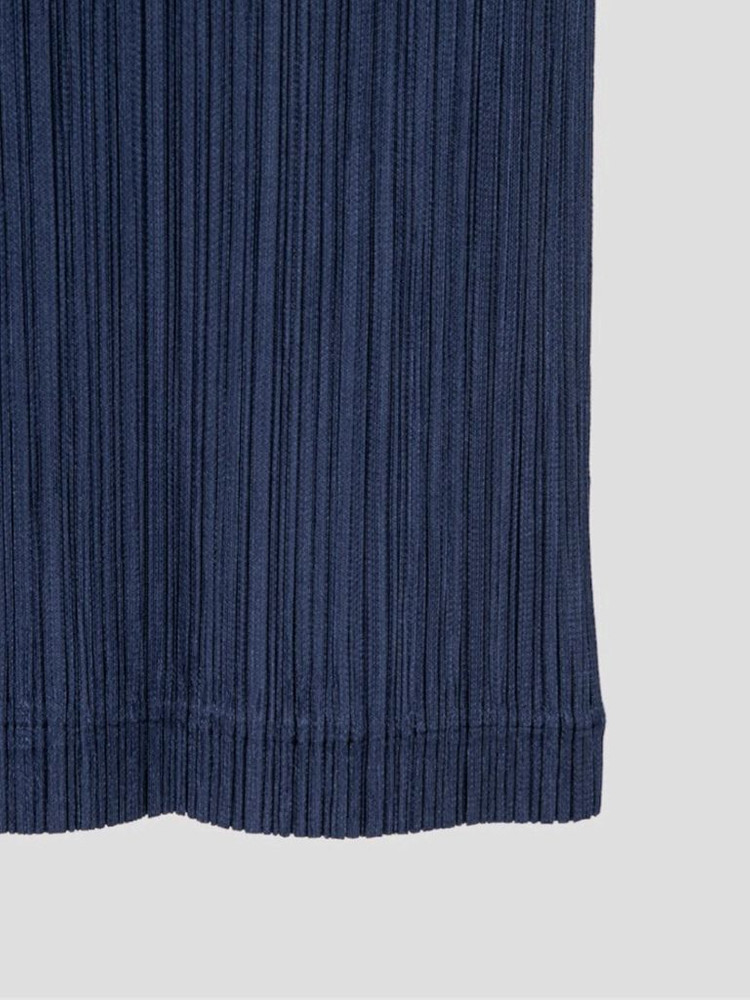 이세이미야케 플리츠플리즈 스커트 시커 바텀1 스커트 네이비 5사이즈--3