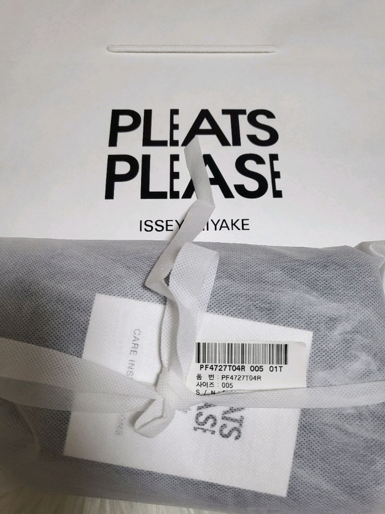 이세이미야케 플리츠플리즈 스커트 시커 바텀1 스커트 네이비 5사이즈--8