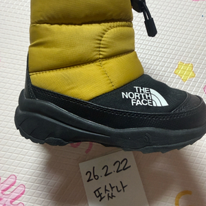 노스페이스 키즈패딩 부츠 170