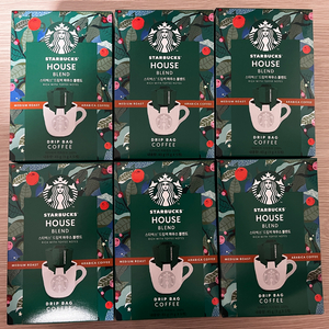 스타벅스 드립백 하우스 블렌드 6통