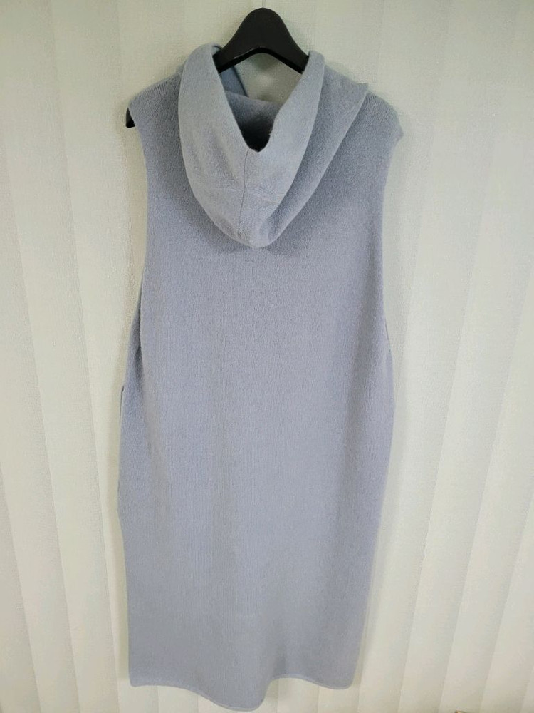 한섬 래트바이트 후드 니트 롱 원피스--1