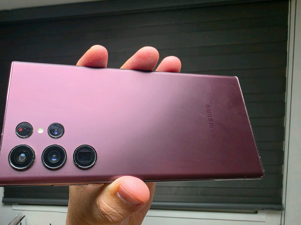 삼성 갤럭시 S22 울트라 256GB 스마트폰 버건디--16