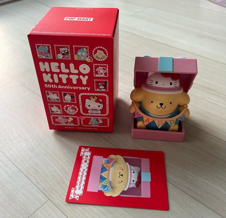 팝마트 산리오 헬로키티 50주년 피규어 챠미키티 쿠로미 마이멜로디 폼폼푸린 리틀트윈스타 키키 라라--3