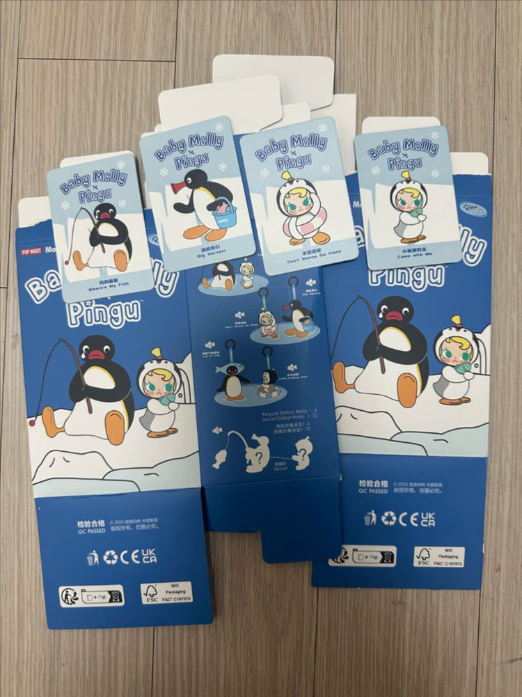 팝마트 라부부 작은별 핑구 몰리 정가이하 일괄 판매(특전포함) 이미지