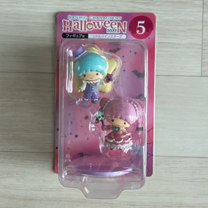 산리오 해피쿠지 2022 할로윈 피규어 리틀트윈스타 키키 라라 굿즈 가챠