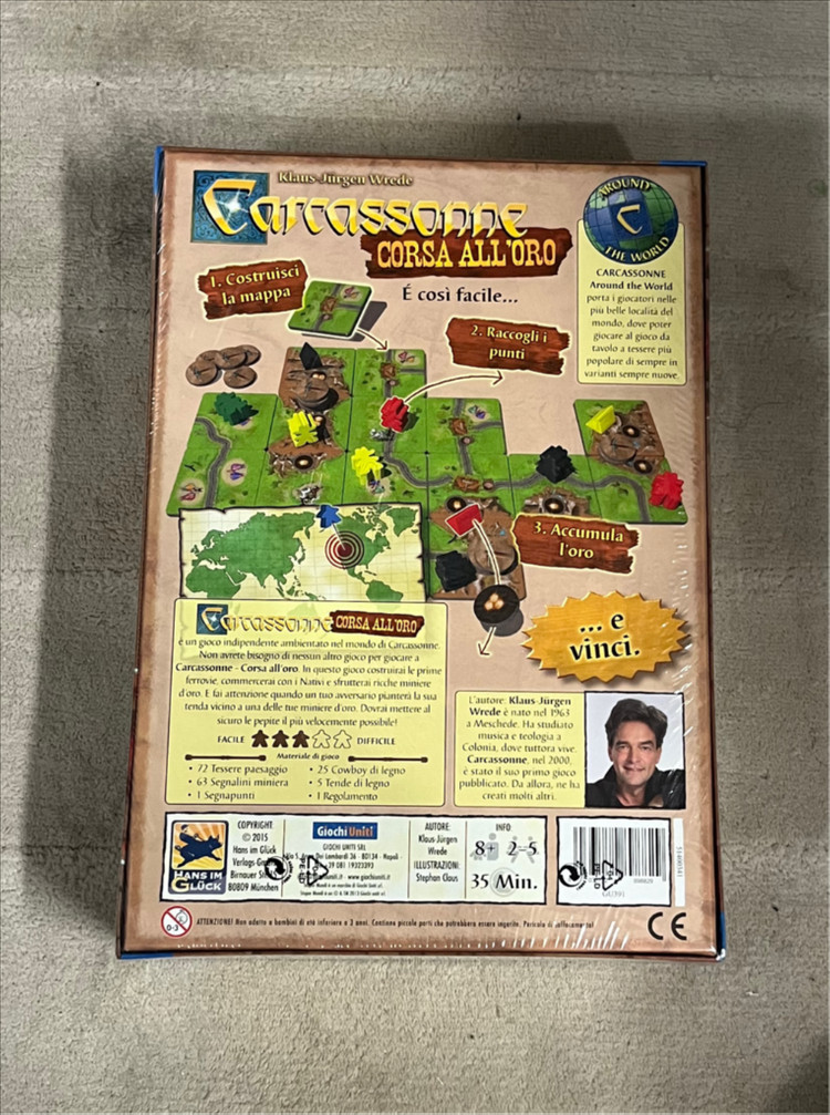 카르카손 골드러시 미개봉 보드게임--1