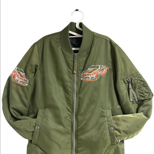 디젤 블랙 골드 항공 점퍼 봄버