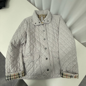 버버리 퀼팅 자켓 그레이 S