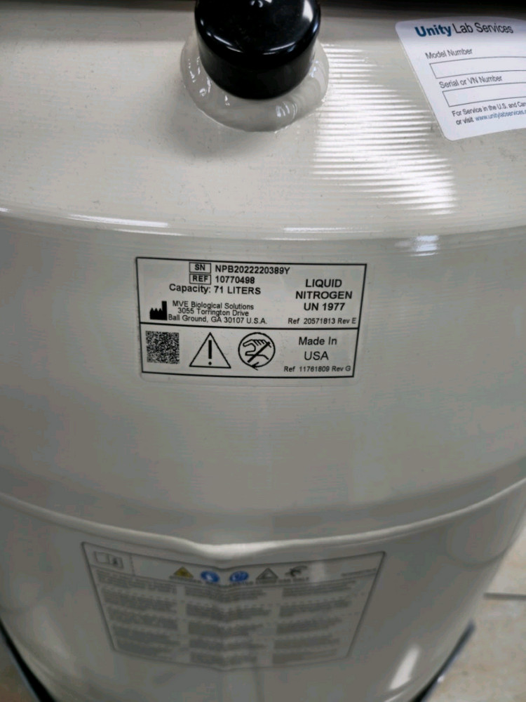 Thermo 세포주보관 액체 질소통 중고 locator jr plus내부 캔있음 71리터 이미지