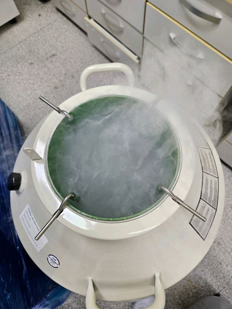 Thermo 세포주보관 액체 질소통 중고 locator jr plus내부 캔있음 71리터 이미지