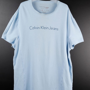 CK 하늘색 반팔티