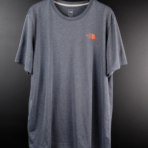 노스페이스 회색 반팔